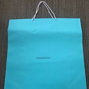 Authentic brand new Tiffany shopping bag